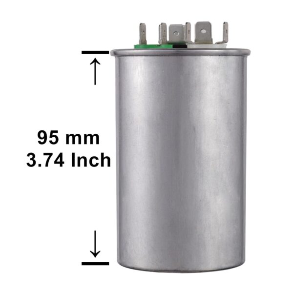 BOJACK 45+5 uF 45/5 MFD ±6% 370V/440VAC CBB65 - Image 2