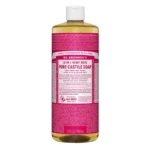 Dr. Bronner's 18-in-1 Rose Castile Soap 32 fl. oz.
